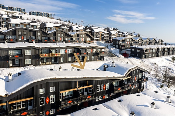 Velkommen til Norefjellstua 55, presentert av Bendik Blumenthal v/Nordvik Hyttemegling! Foto: Uthus