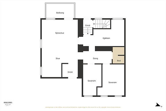 Plantegning - 1. etasje