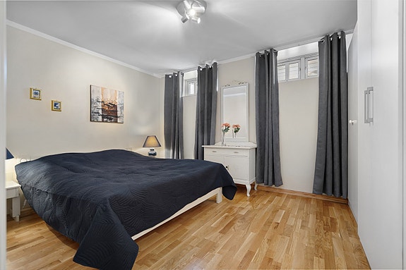 Soverom i underetasje