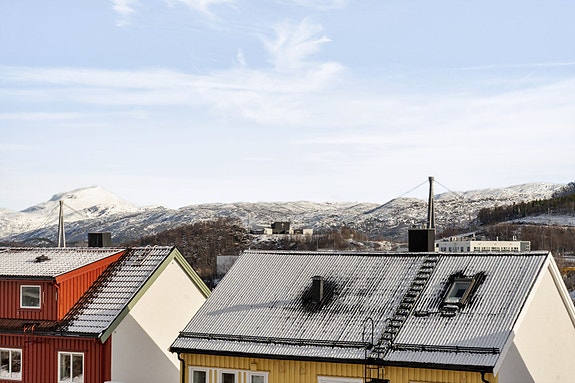 Utsikt fra soverom.