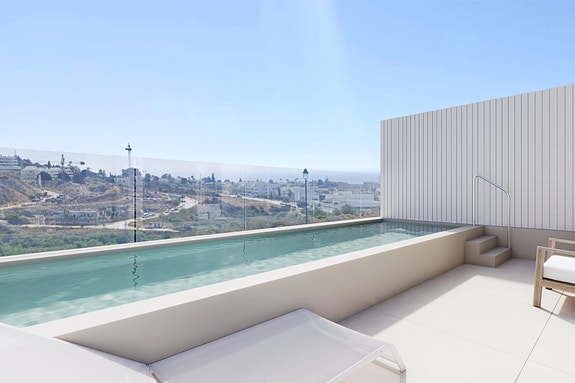 Moderne kjedet villa med 4 soverom og privat basseng - Havutsikt og høy standard