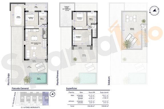 Plantegning villa nr. 1