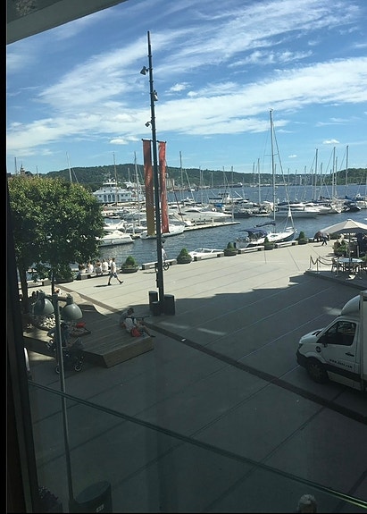 2roms møblert leilighet m sjøutsikt på Tjuvholmen / 2rooms apt with seaview