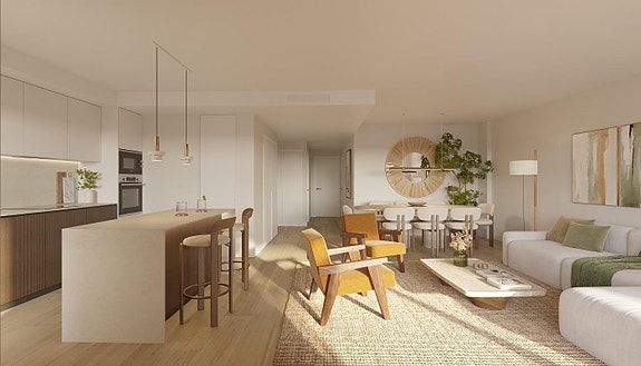 Penthouse-leilighet med 3 soverom og 2 bad | Terrasse på 82 m2 | Nærhet til strand | Vakre fellesområder