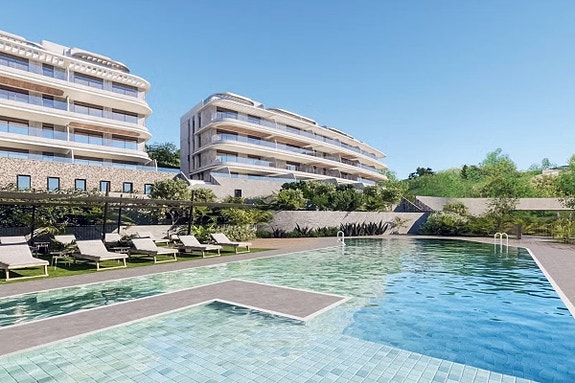 Penthouse-leilighet med 3 soverom og 2 bad | Terrasse på 82 m2 | Nærhet til strand | Vakre fellesområder