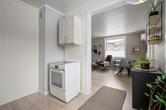 Kjøkkenventilator med kullfilter.