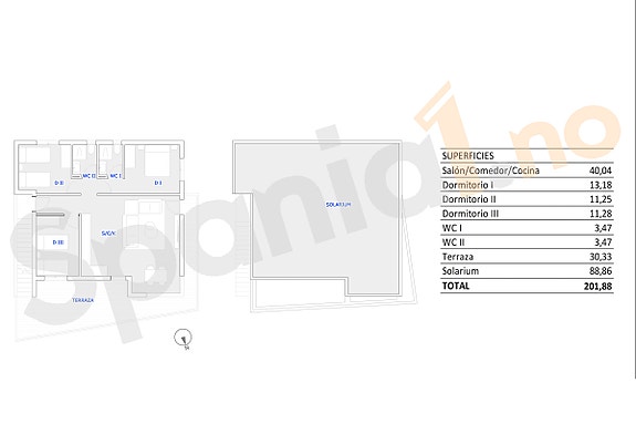 Plantegning av leiligheten