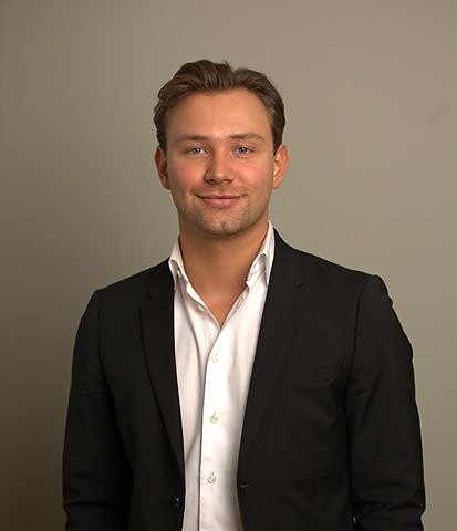 Bilde av megler Benjamin Wold Stiansen