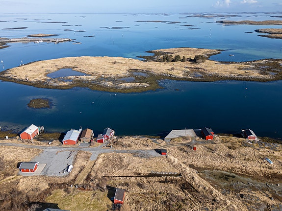 Utsikten nordover