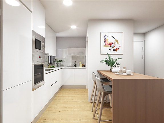 Ny toppleilighet med 2 soverom - Sentral beliggenhet, 300 meter fra stranden