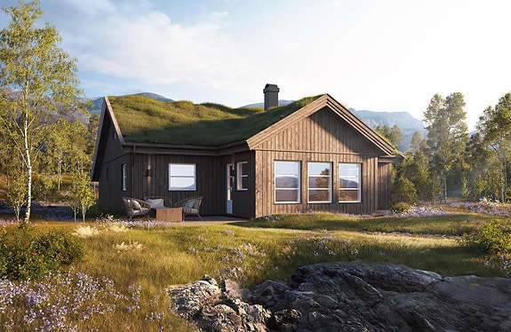 Romslig hytte for storfamilien! Flott beliggende i Hafjell sør. Ski inn/ut til tilfartsløyper for langrenn og alpint