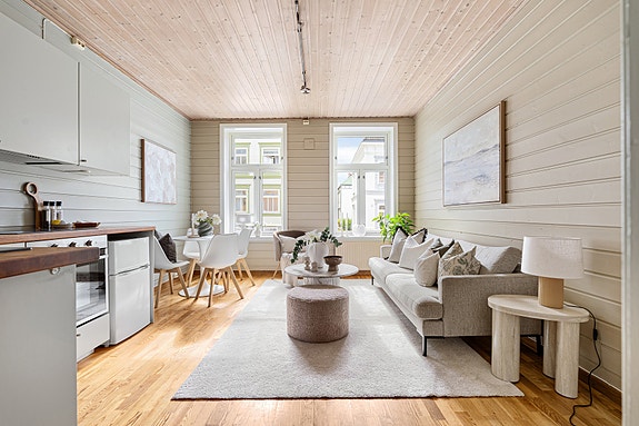 Eiendomsmegler 1 v/Peder Bjørnstad har gleden av og presentere Nedre Møllenberg gate 60!
Foto: Krogstad&Nervik