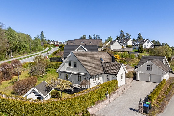 Velkommen til Øvre Berget 2, presentert av Hege Jøldal i Nordvik Asker. Foto: Andreas Wiig.