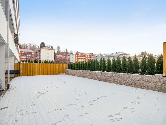 Terrasse på hele 104 kvm!
