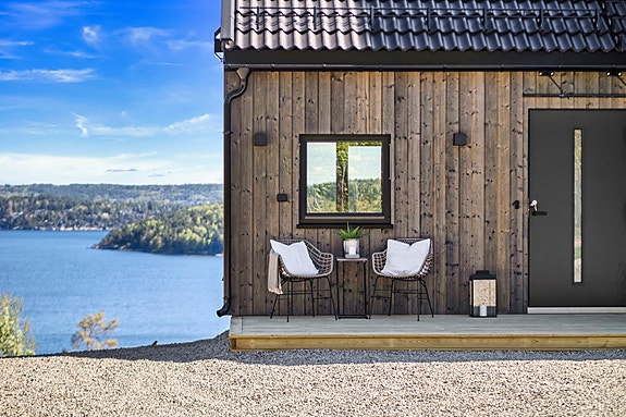 Nyoppført 3-roms bolig med panoramautsikt over Oslofjorden.