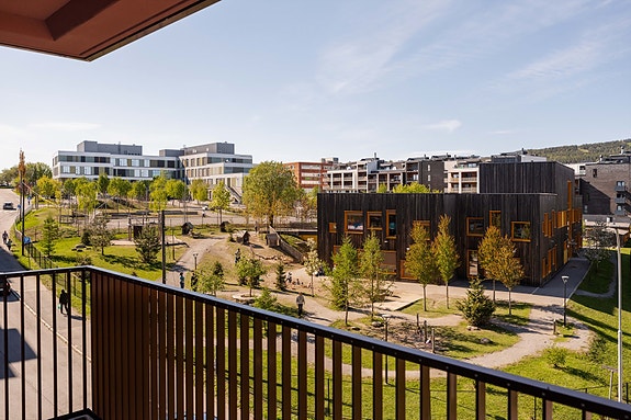 Velkommen til Vollebekkveien 2B. Foto: Henrik Fjørtoft Sporsheim.