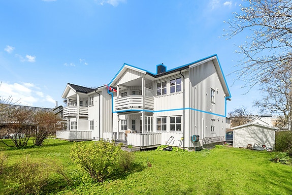 Velkommen til Parkveien 48 B - Flott hjørneleilighet med meget attraktiv beliggenhet. Foto: Leel Media AS