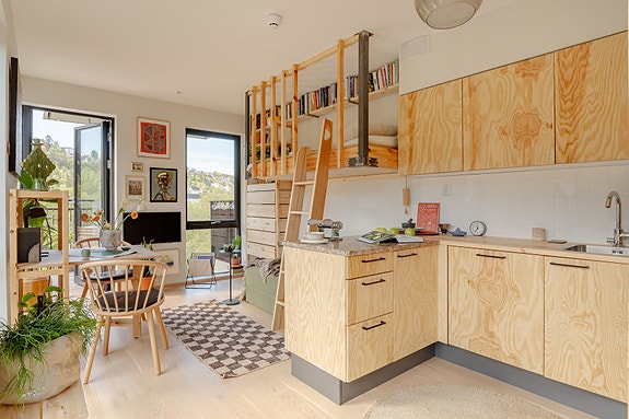 Velkommen til Arnljot Gellines vei 37 B! Foto: Kevin Fauske