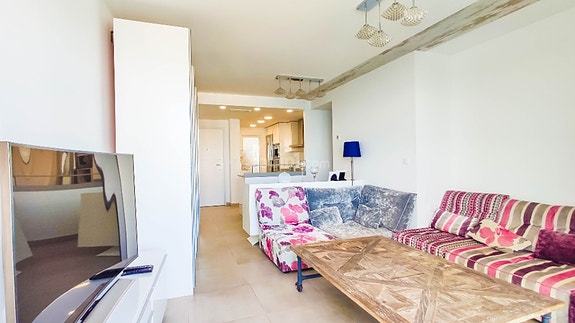 Penthouse i første linje med panoramautsikt | Takterrasse og eksklusive fellesfasiliteter i Punta Prima