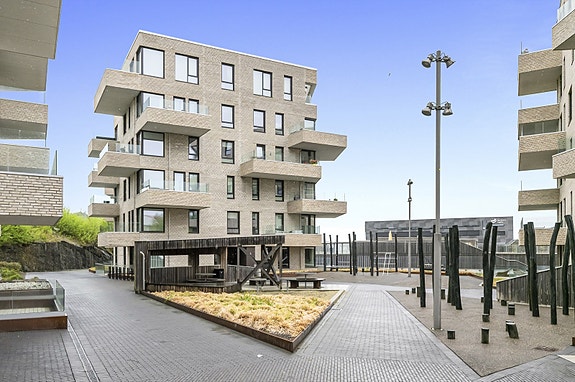 Velkommen til Byfjordparken 6, en moderne 2-roms selveierleilighet med en attraktiv beliggenhet på Kalhammaren. Foto: Blinkskudd as.