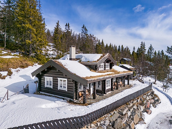 Velkommen til Kvitevasslivegen 96 i Liemarka. Foto: Terje Bjørnsen