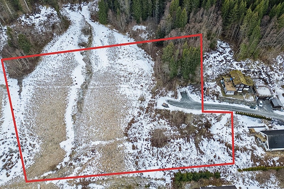 Denne flotte boligtomten ligger i naturskjønne omgivelser i Trøan, en idyllisk del av Skaun kommune.
Foto: Efkt.