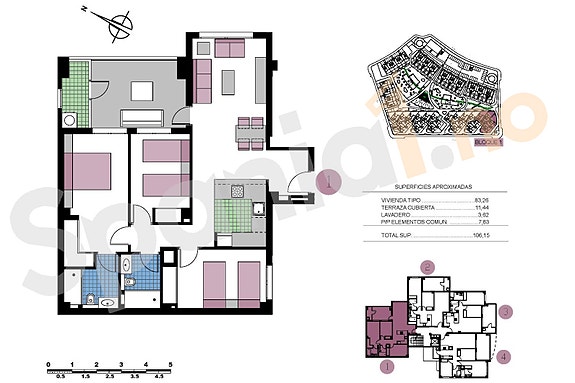 Like ved nydelig strand | Penthouse med 3 soverom og 2 bad | Flotte fellesområder