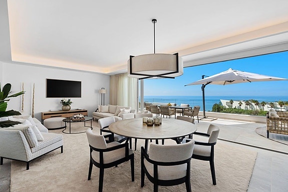 Penthouse med turistlisens | 152 m² terrasse | Privat jacuzzi og panoramautsikt