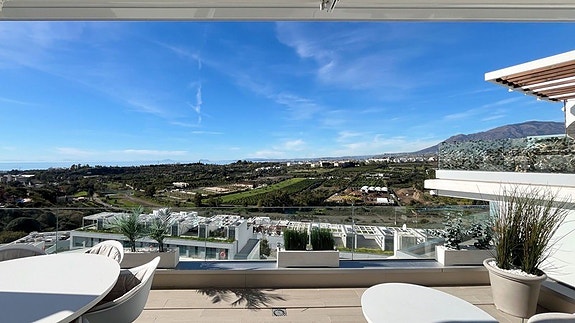 Penthouse med turistlisens | Takterrasse | Utsikt mot Gibraltar og Afrika