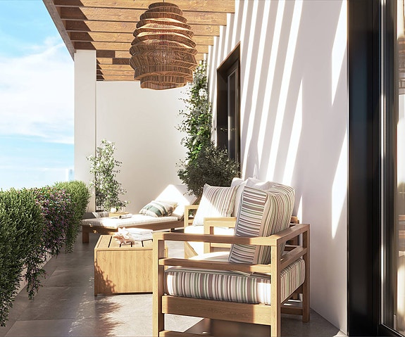 Nyhet! Penthouse med 2 soverom | Stor terrasse | Sentral beliggenhet nær restauranter og shopping