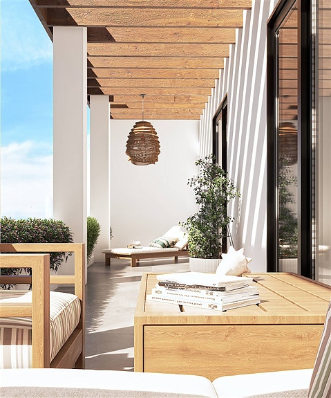 Nyhet! Penthouse med 2 soverom | Stor terrasse | Sentral beliggenhet nær restauranter og shopping
