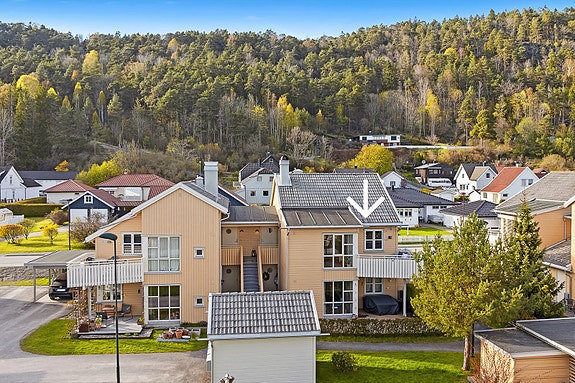 Velkommen til Nedre Sølen 28 på Hovenga! Foto: Boligfotograf1
