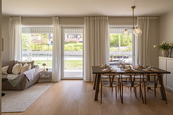 Velkommen til Væressletta 13A - en innbydende og moderne 3-roms endeleilighet på 73m² fra byggeår 2023. (Foto: EIvind Mølnå)