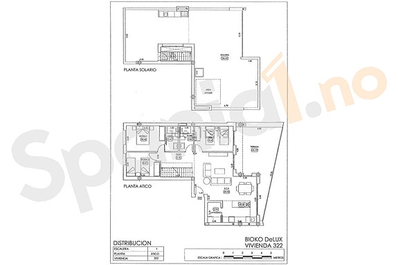 Penthouse med 3 soverom | Stor takterrasse | Havutsikt | 180 m til sjøen