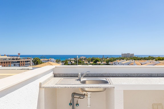 Penthouse med 3 soverom | Stor takterrasse | Havutsikt | Flamenca Village