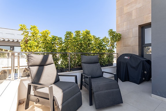 Penthouse med 3 soverom | Stor takterrasse | Havutsikt | Flamenca Village
