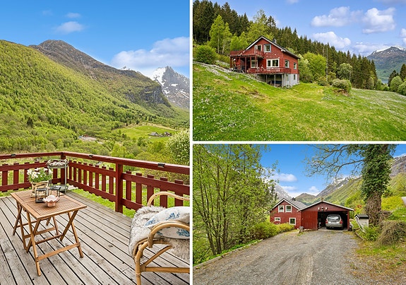 Velkomen til Ytre Høydalen 87! Ein spennande einebustad med landleg beliggenheit