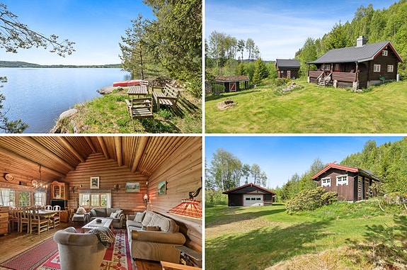 DNB Eiendom v/ Siv Iren Helle presenterer en sjelden eiendom med drøyt 200 meter strandlinje mot Nessjøen, tradisjonsrike bygninger med en usjenert beliggenhet.