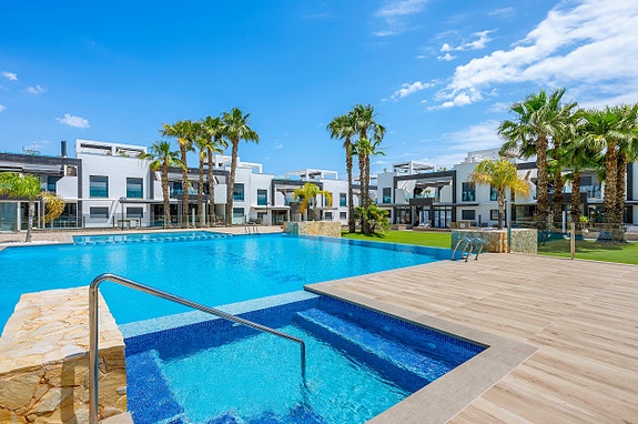 Toppleilighet i Oasis Beach | Privat takterrasse | Perfekt beliggenhet i La Zenia