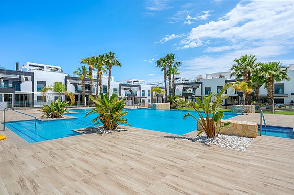 Toppleilighet i Oasis Beach | Privat takterrasse | Perfekt beliggenhet i La Zenia