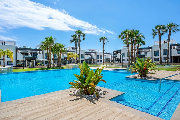 Toppleilighet i Oasis Beach | Privat takterrasse | Perfekt beliggenhet i La Zenia