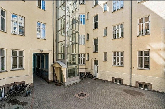 Stille og rolig bakgård