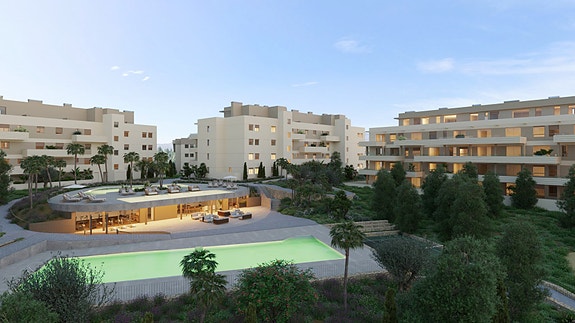 Fellesområde og basseng