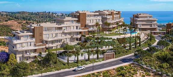 Moderne leilighet med 3 soverom | Stor terrasse | Attraktive fellesfasiliteter | Nær golf og strand