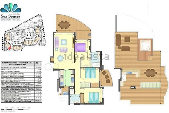 Penthouse med 3 soverom | Første linje mot sjøen | Panoramautsikt | Sea Senses