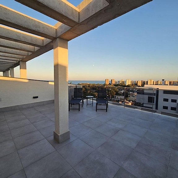 Toppleilighet med 3 soverom | Havutsikt | 3 terrasser | Seagardens Campoamor
