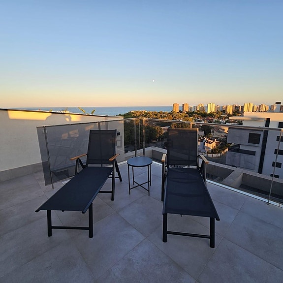 Toppleilighet med 3 soverom | Havutsikt | 3 terrasser | Seagardens Campoamor