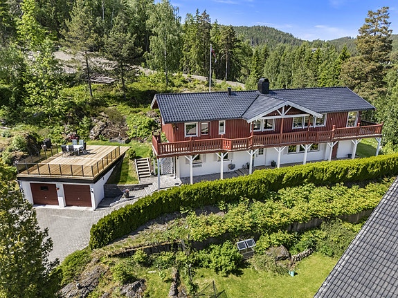 Velkommen til Kirkebyvegen 15! Foto: Mats Karlsen