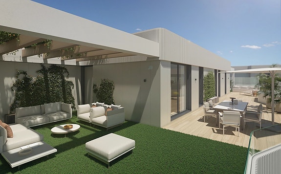 Penthouse terrasse