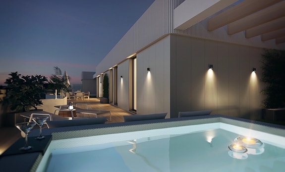 Penthouse terrasse